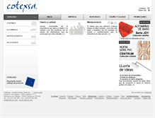 Tablet Screenshot of cotexsa.com